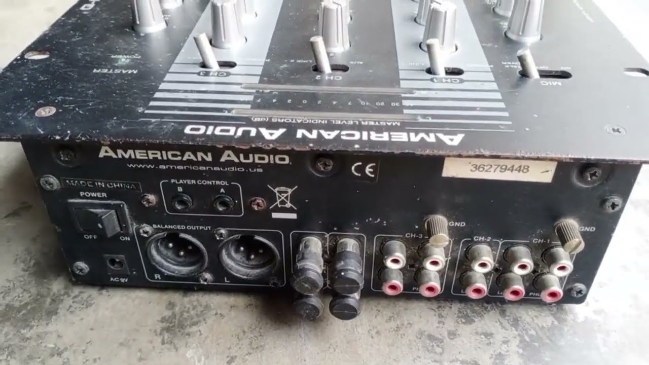 #American audio Mixer #6 channel mixer #dj mixer