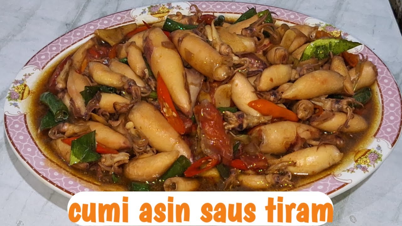 MEMASAK CUMI ASIN SAUS TIRAM ala DAPUR AMIH