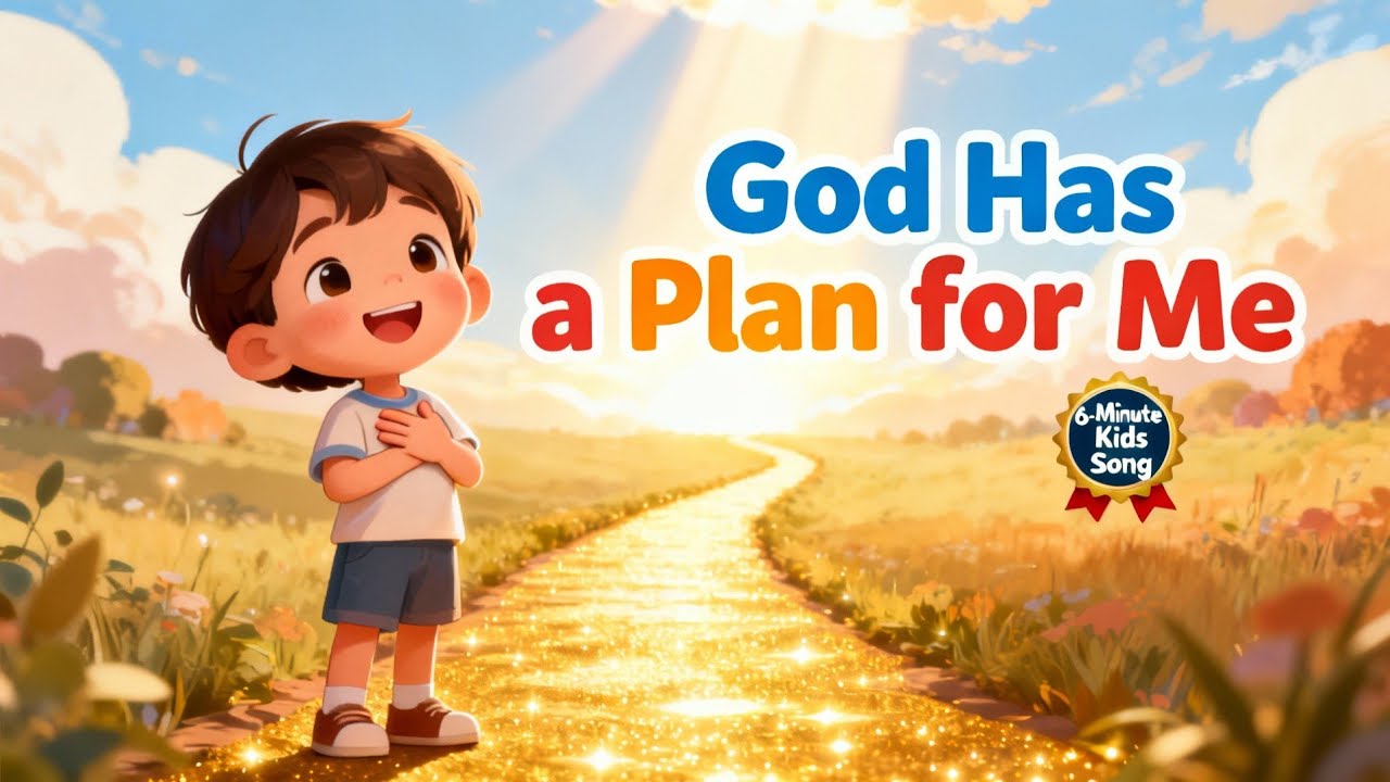 God Has a Plan for Me ❤️ Kids Bible Song | Trust God | Jeremiah 29:11 | Christian Kids Music