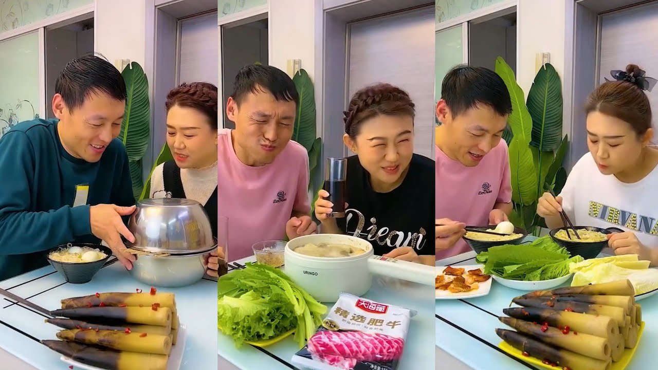 Trending 🔥 Funny Husband Wife Yummy Food Eating Challenge||Prank 😂🤫||Comedy 🤣🤣