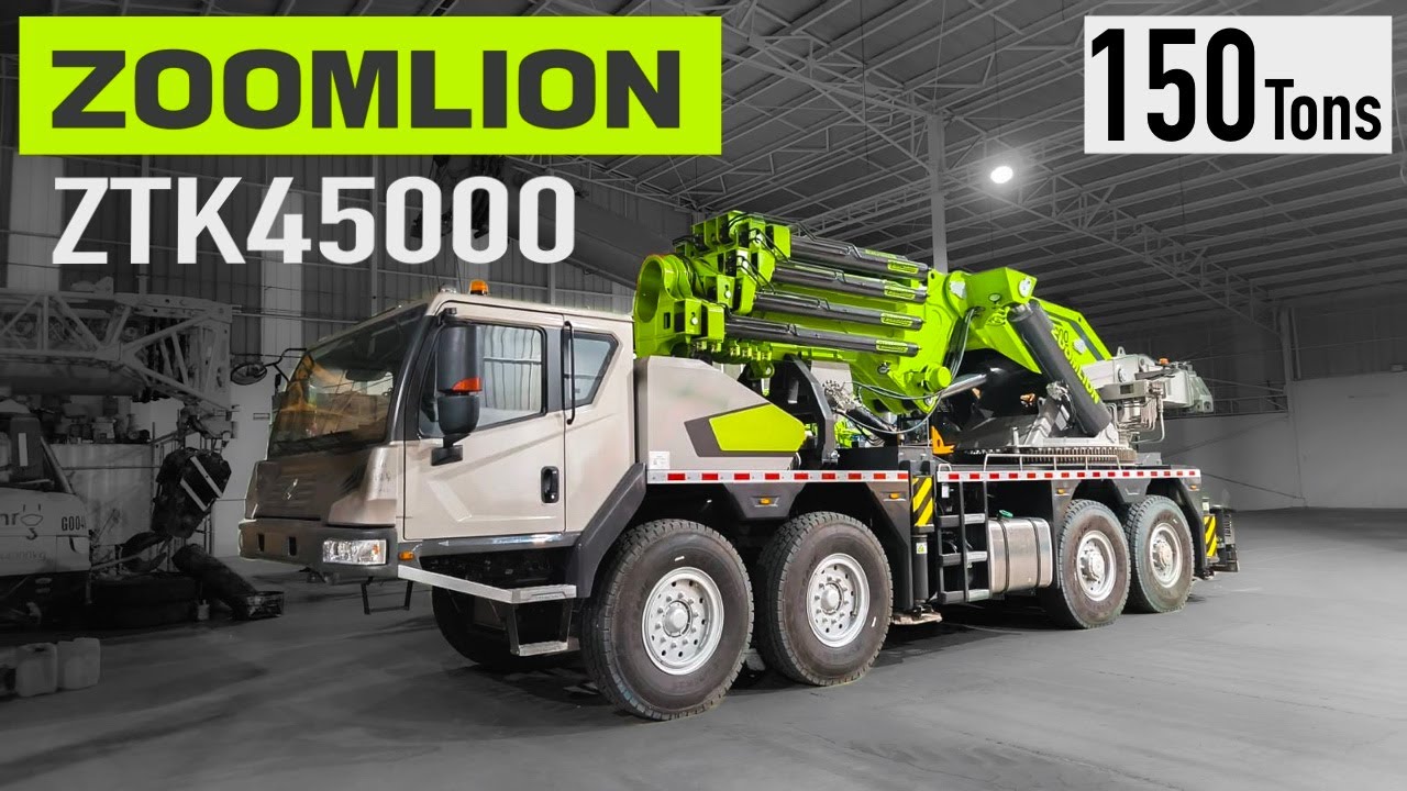 Zoomlion ZTK45000 / La grua de brazo articulado más grande de México ... y Latinoamérica.