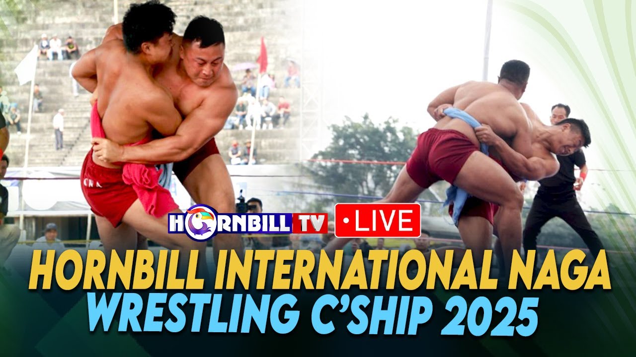 HORNBILL FESTIVAL 2025: NAGA WRESTLING DAY 4|| 4TH DECEMBER|| HORNBILL TV LIVE