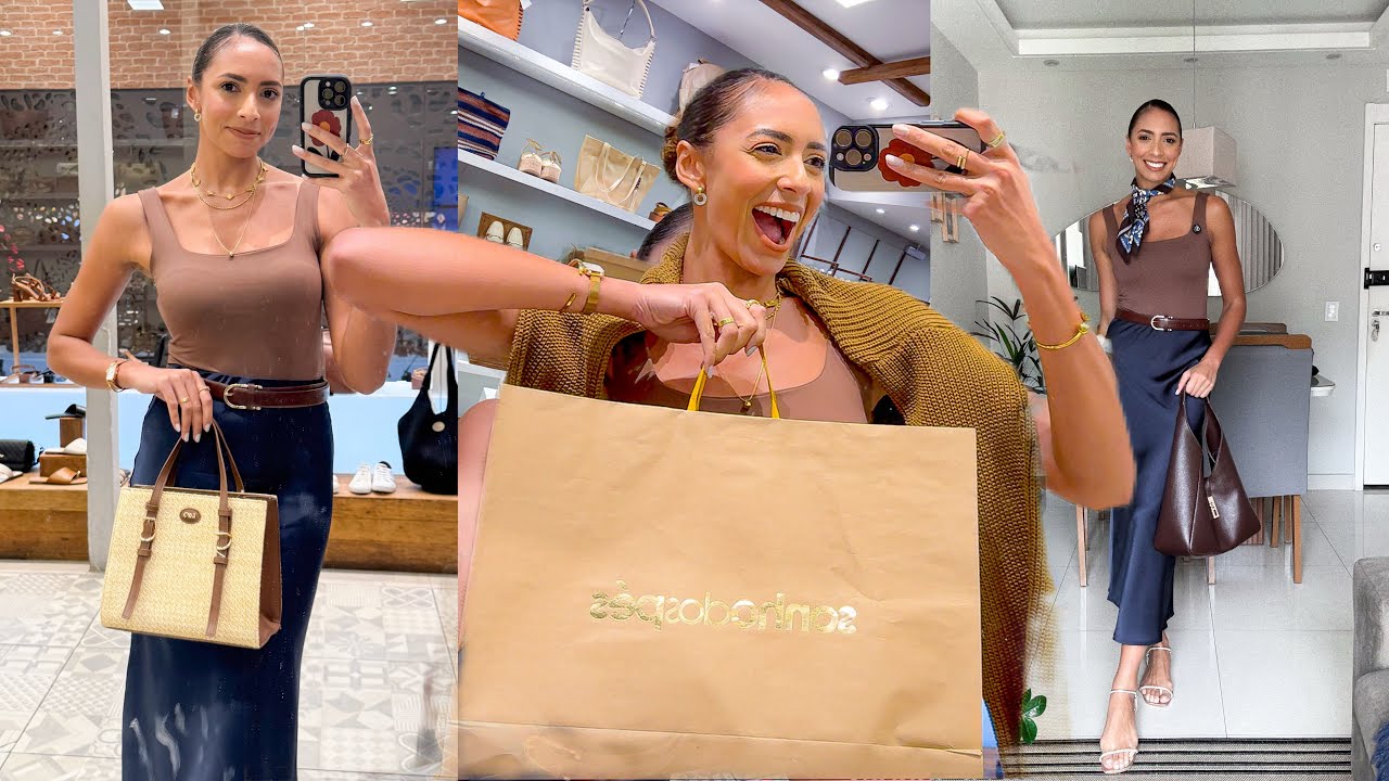 COMPRINHAS DE BOLSAS E CALÇADOS | Tour pelas lojas de departamento Riachuelo, Renner e C&A