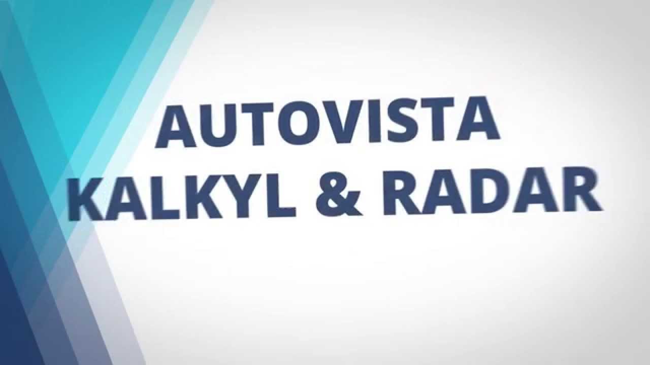 Autovista Kalkyl & Radar