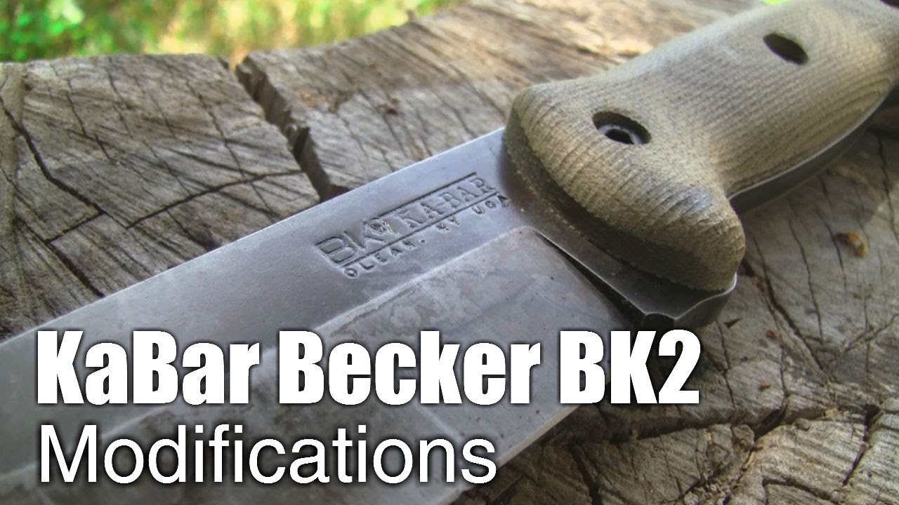 KaBar Becker BK2 Modifications - Mountain Venture