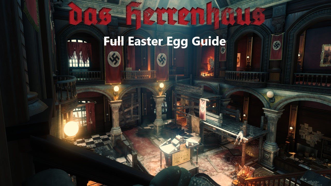 Das Herrnehaus Full Main Easter Egg Guide, Easy Solo or Co/Op Black Ops 3 Custom Zombies