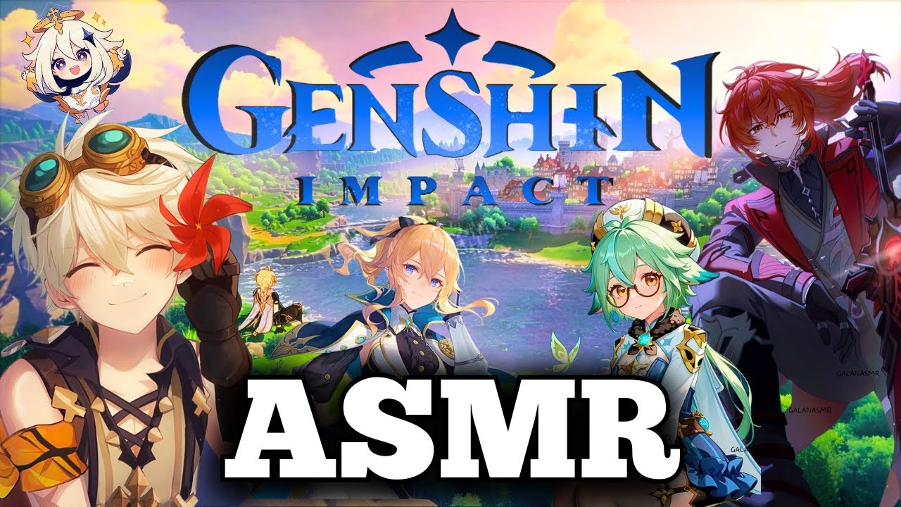 Exploración Relax por Mondstadt 🎧 | Genshin Impact ASMR ~ Mouth sounds Whispering 