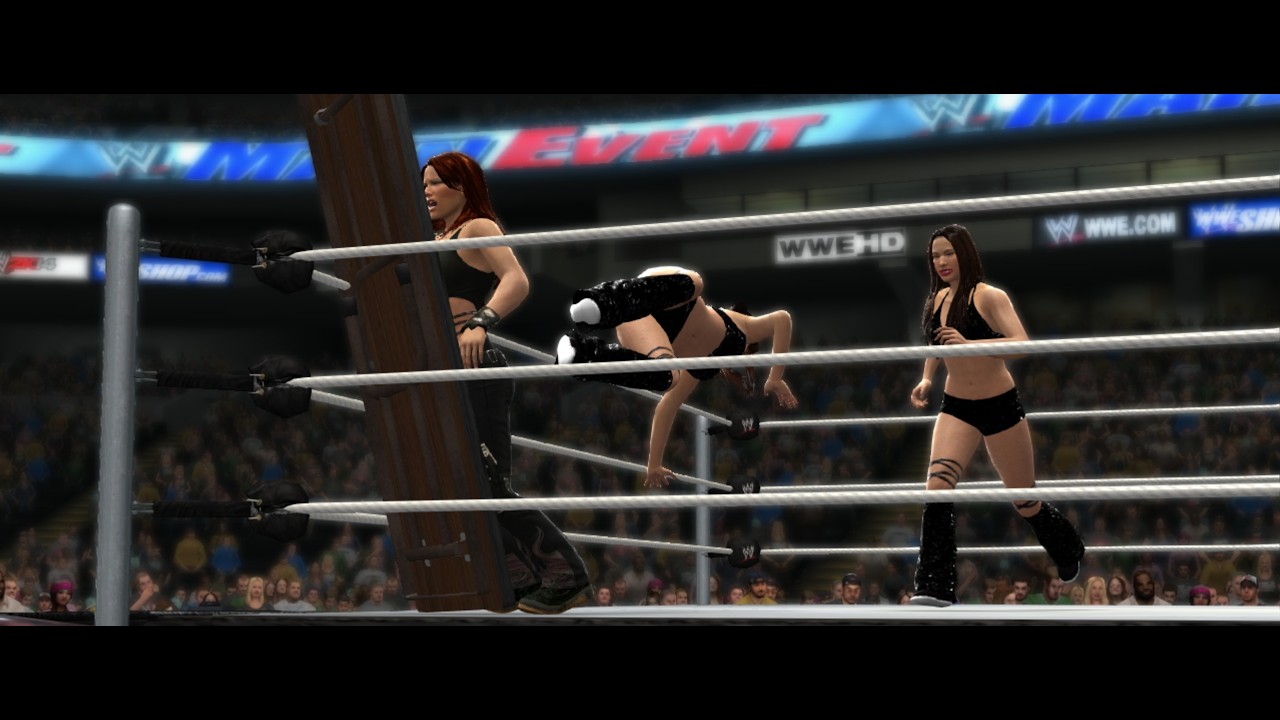 WWE 2K14 THE BELLA TWINS VS NATALYA VS LITA MAIN EVENT