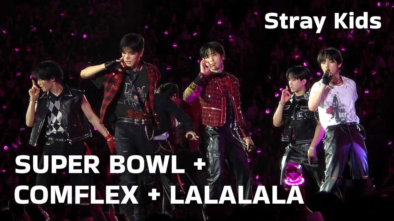 [4k] Stray Kids 'SUPER BOWL + COMFLEX + 락 (LALALALA)' @dominATE in BANGKOK