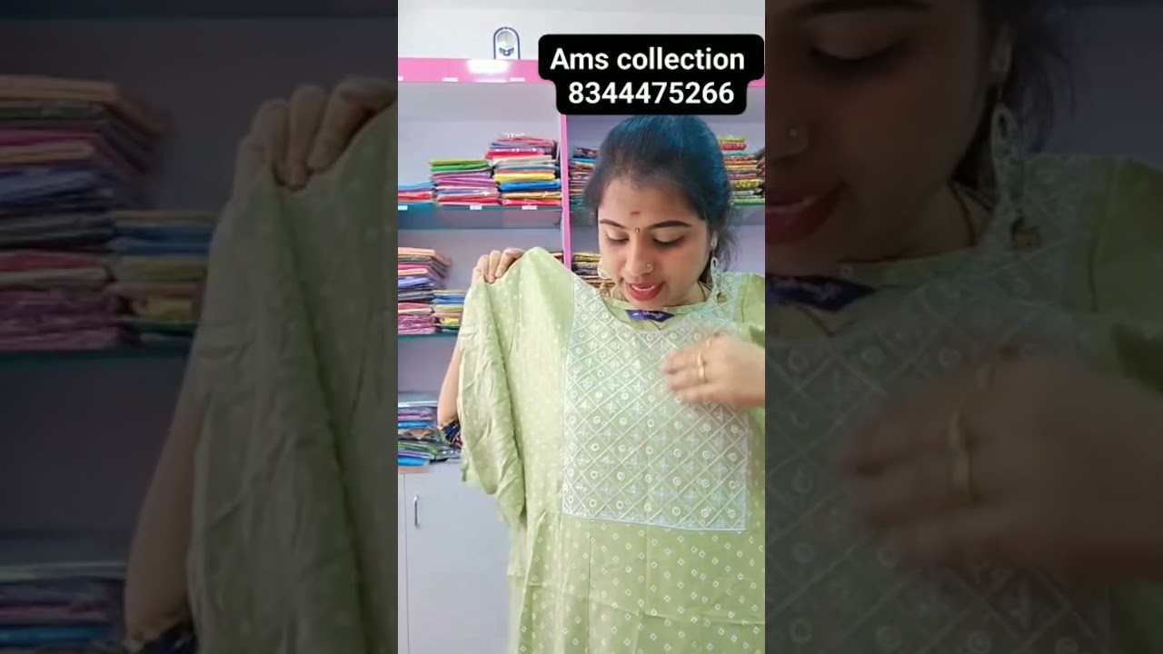 8344475266 AMS Collection #shakthifashionstudio #shorts #kurtis #kurtiset #cottonsaree #straightcut