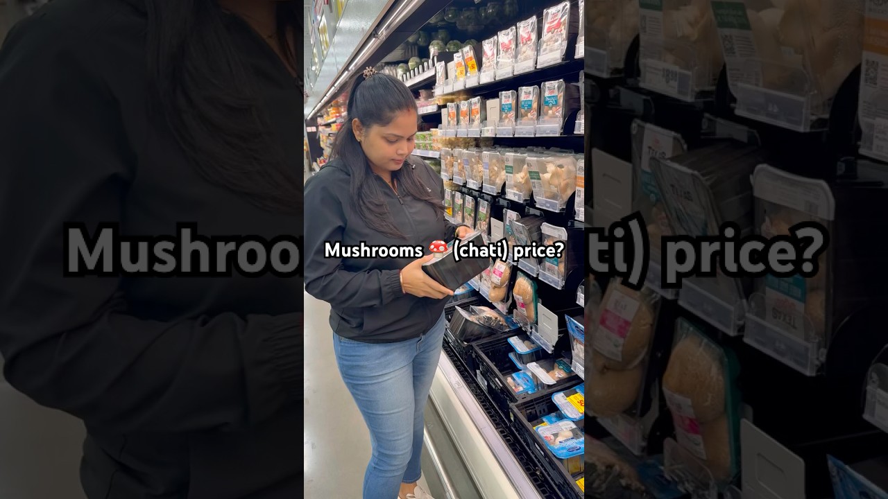 Mushrooms price in America 🇺🇸 #sambalpuri #mushroom #odia #odisha #minivlog #shorts #foryou #price