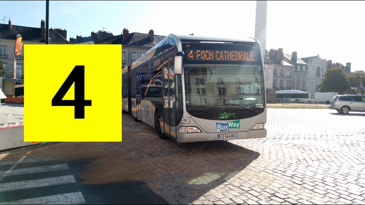 Mercedes-Benz O530 Citaro G GNV BusWay N°702 - Ligne 4 entre Greneraie et Foch - Réseau TAN - Nantes