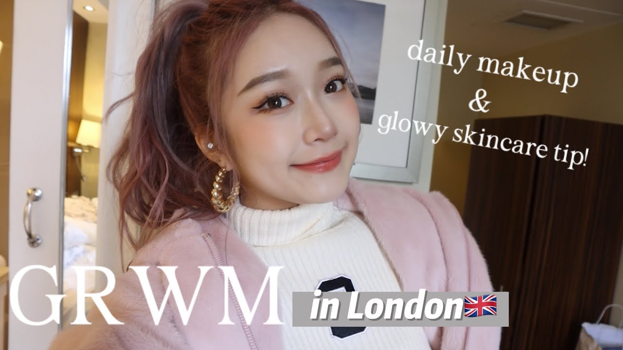 [ENG] GRWM in London 🇬🇧 冬天怎么保持水润肌肤？旅行化什么妆最上镜？✨(Daily Makeup & Skincare Favorites)
