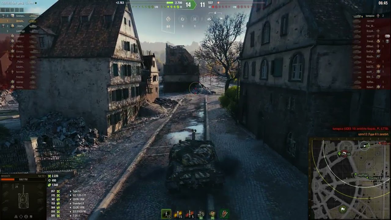 Kpz 50t, Ruinberg und Siegfriedlinie