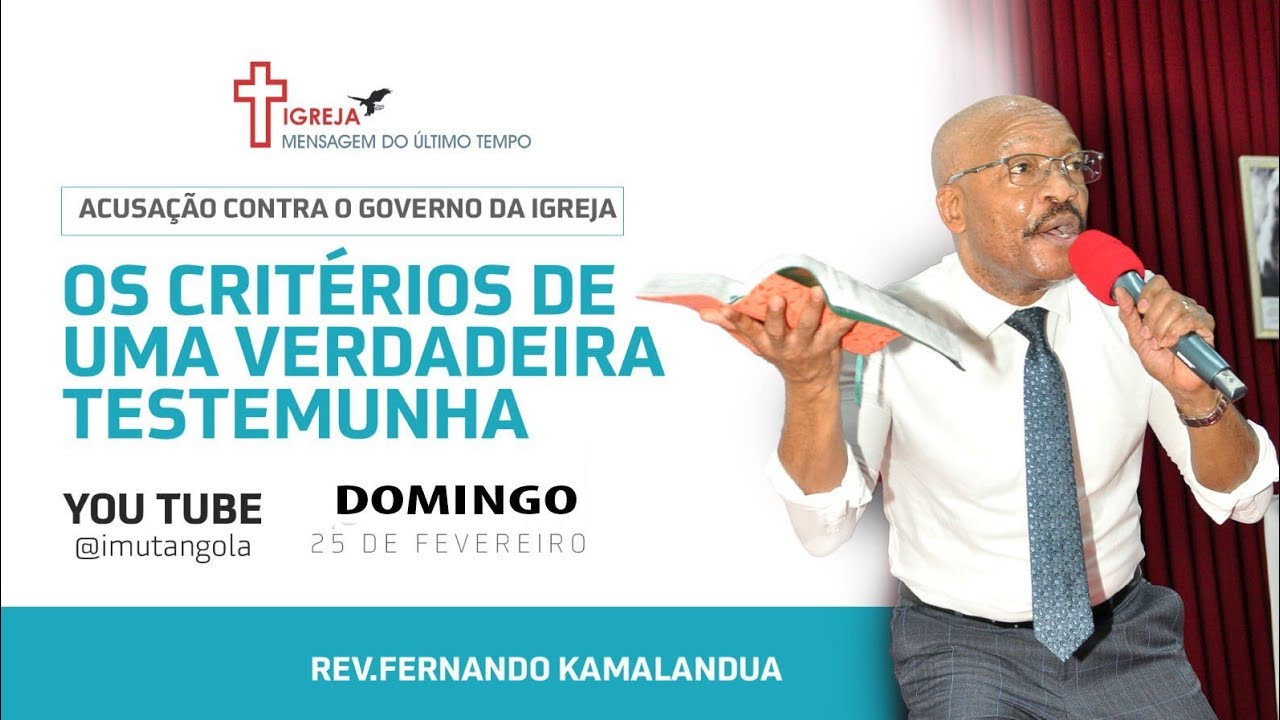 OS CRITÉRIOS DE UMA VERDADEIRA TESTEMUNHA - DOMINGO 25/02/2024