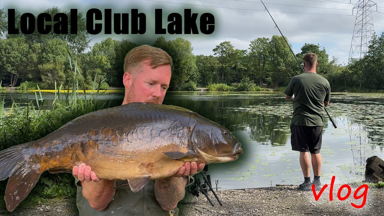 Carp Fishing VLOG - Local Club Water - 24hr Session