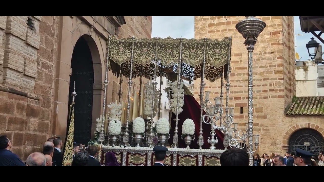 Virgen del Buen Remedio por la Plaza de Santa María de Andújar, Jaén 2025