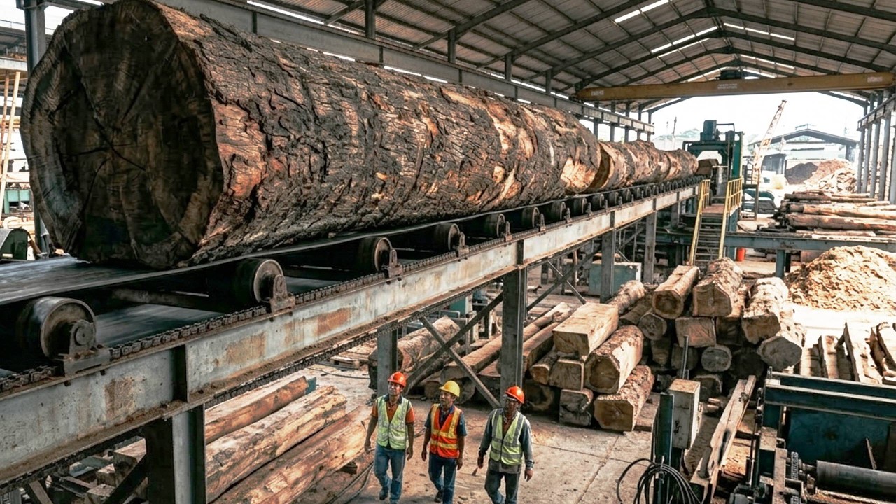 Mengintip Proses Pembuatan Perahu Menggunakan Kayu Jati di Pabrik Modern