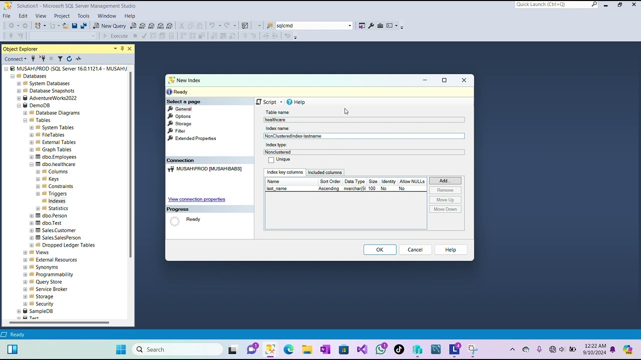 Master Non-Clustered Index Creation in SQL Server Using SSMS: Boost Query Performance!