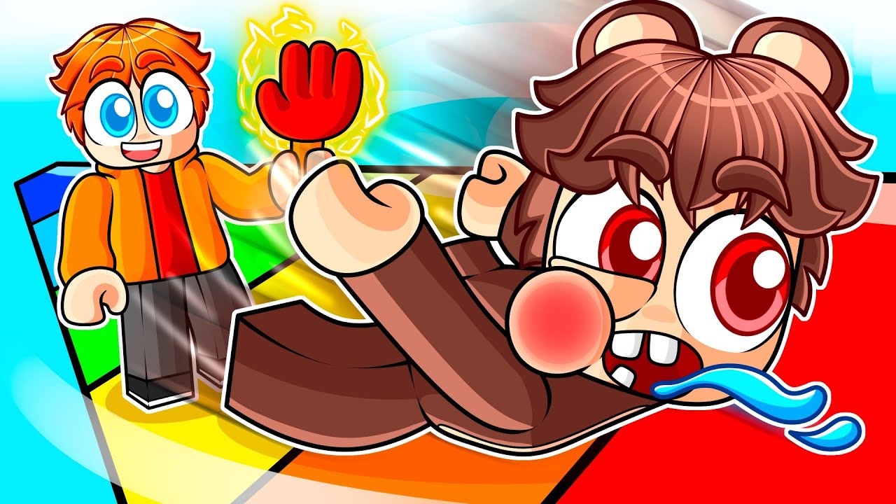 Slapping My Friend with MAX POWER in Roblox!