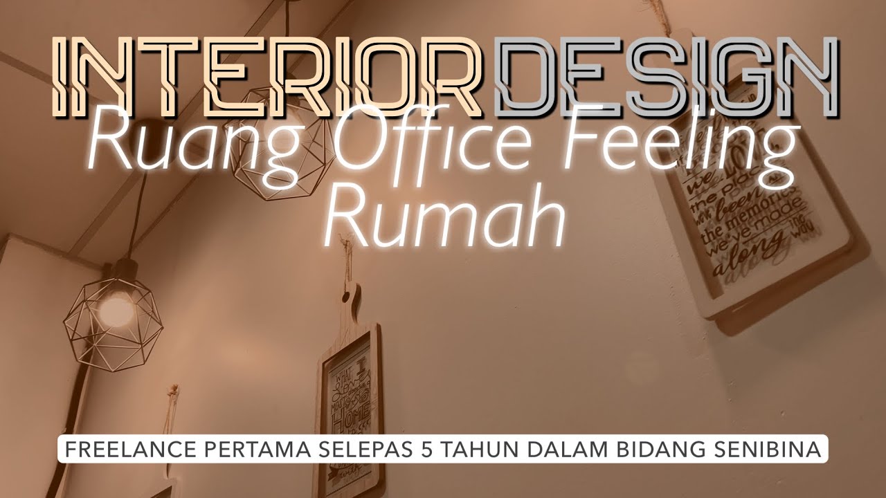 INTERIOR DESIGN | RUANG OFFICE TAPI FEELING RUMAH