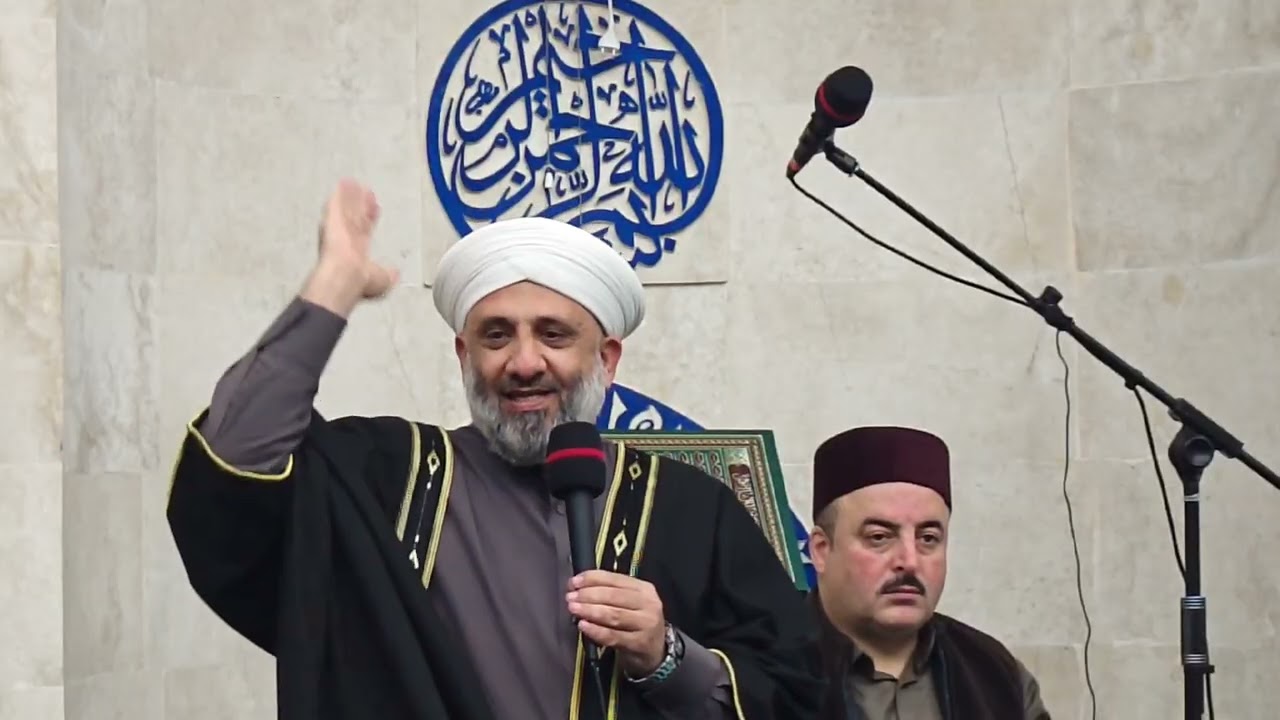 محاضرة الشيخ طاهر القادري عن رحمة الله في جامع الخضر عليه السلام بعد صلاة التراويح