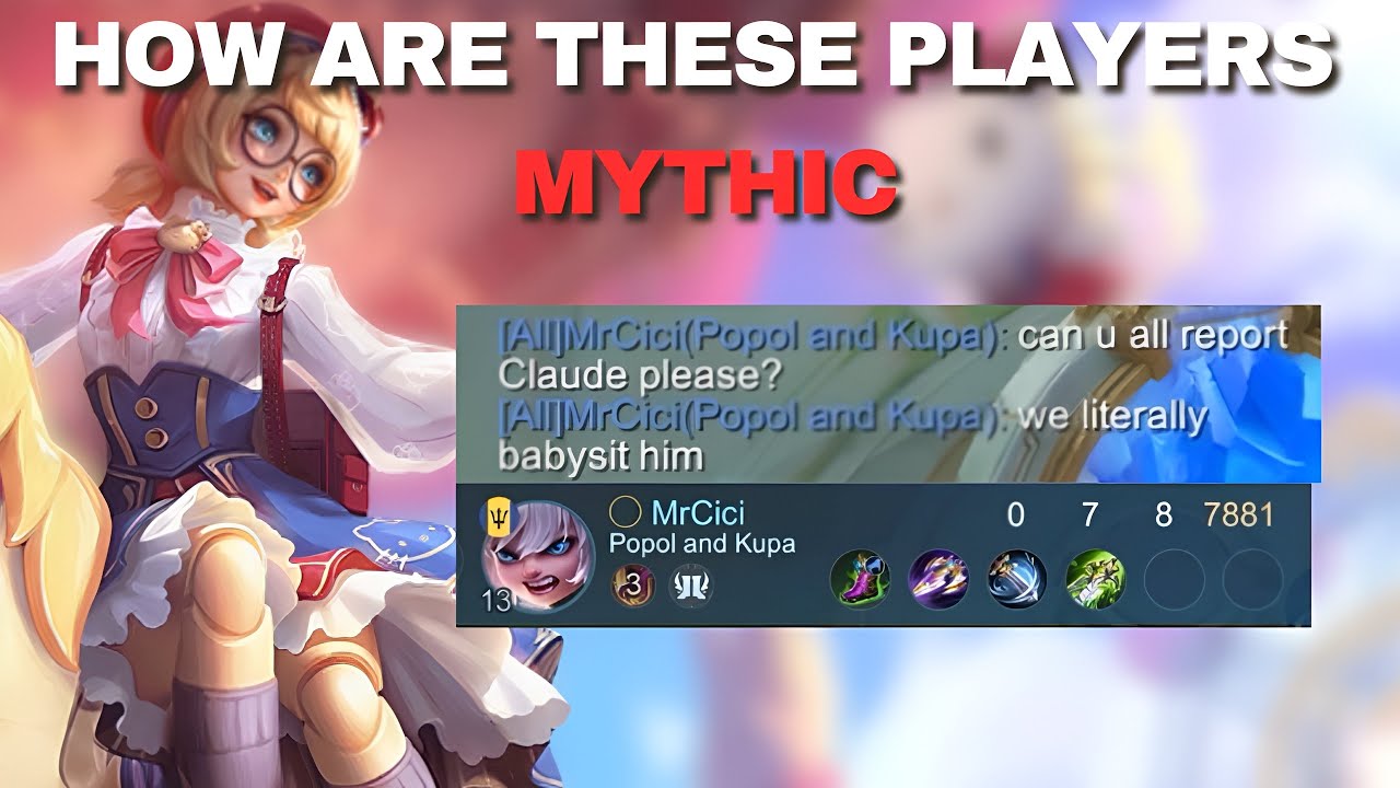 Don’t blame YOUR teammates for YOUR mistakes! 