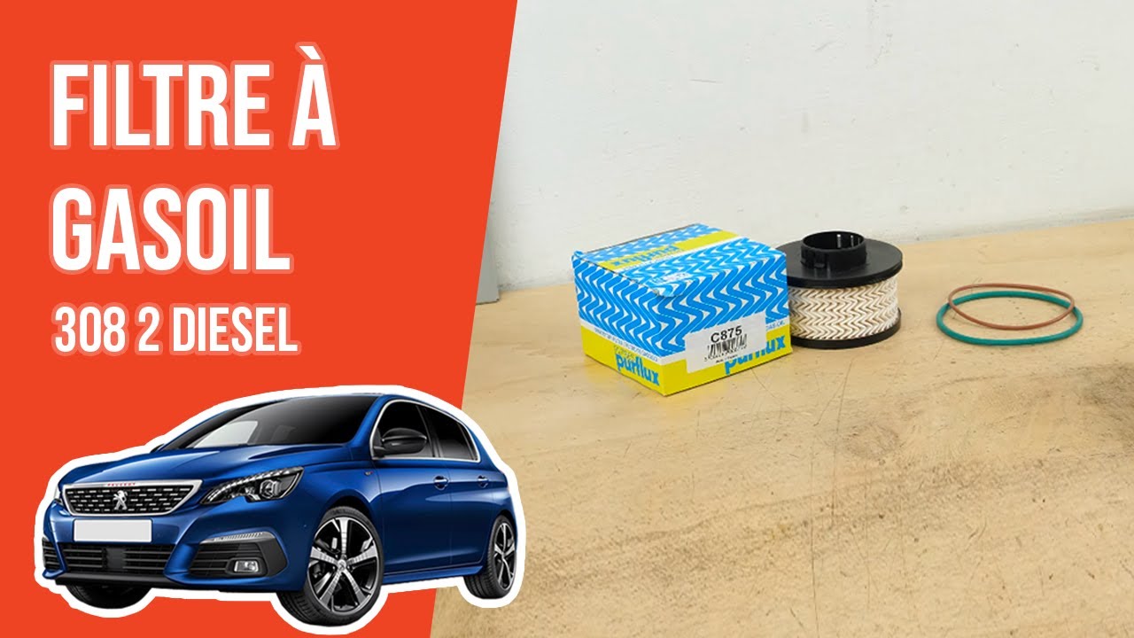 Changer le Filtre &agrave; Gasoil Peugeot 308 2 1.5 BlueHDI ⛽