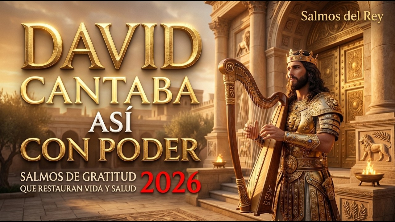 SALMOS DE GRATITUD QUE RESTAURAN VIDA Y SALUD 2026 | GLORIA Y PODER DIVINO #salmos #músicahebrea