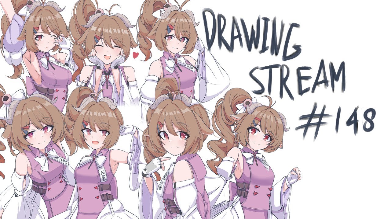 Drawing Ardelia everday until Arknights Enfield Released part 4 | #148