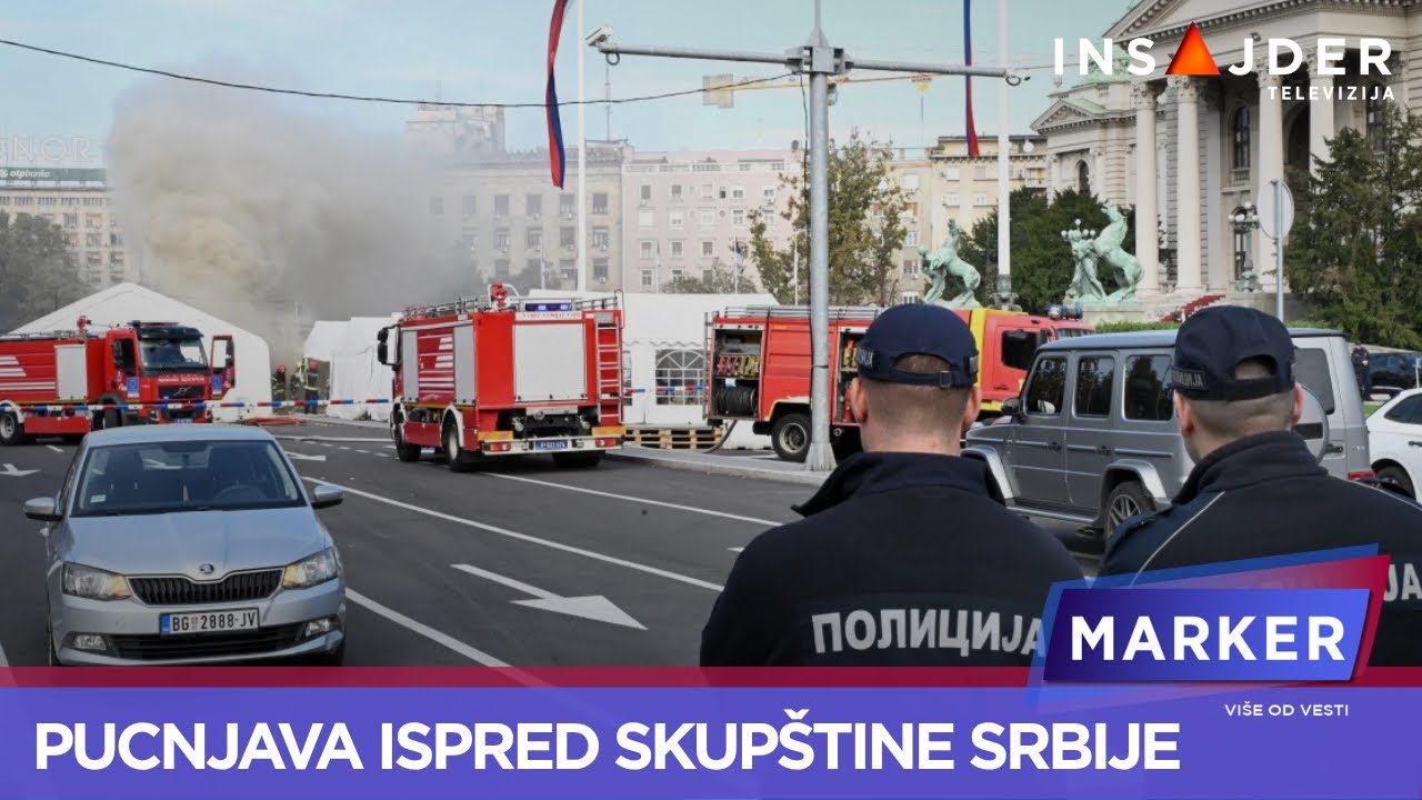 Pucnjava i požar u kampu ispred Skupštine: Jedan ranjen, osumnjičeni uhapšen