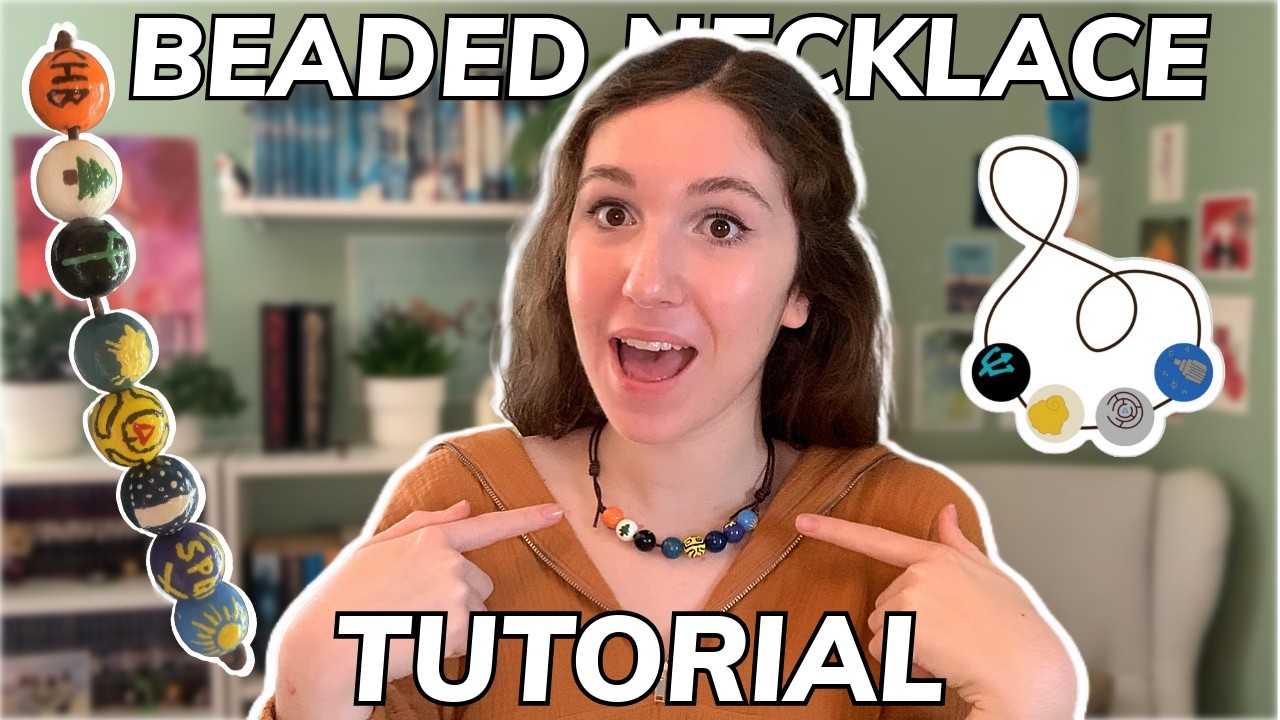 How to: Percy Jackson Beaded Necklace || Step by Step Official Camp Half Blood Necklace Tutorial