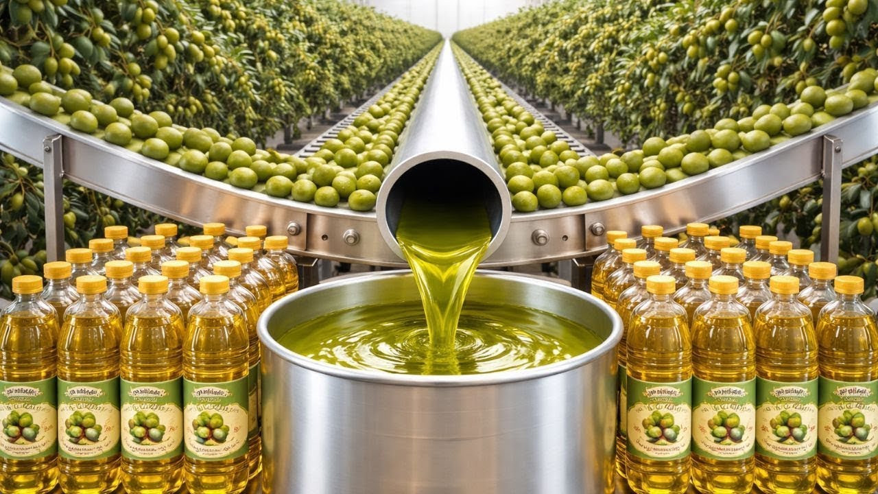 Inside an Olive Oil Factory: Extra Virgin Production From Grove to Bottle