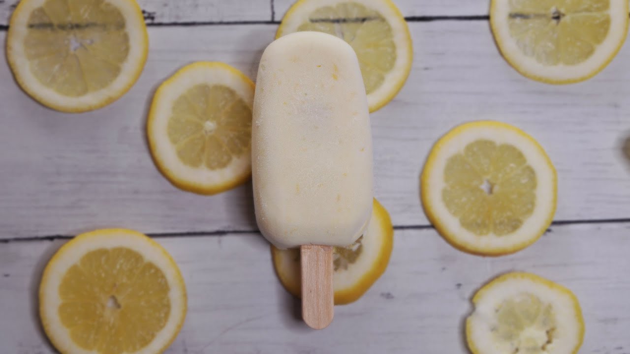 Helado de limón casero - RECETA FÁCIL - Apto KETO