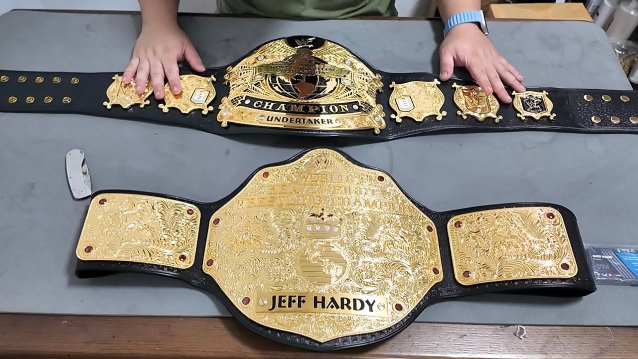ORM Belts HD WWF Undisputed V1 & WWE 3D Big Gold Unboxing