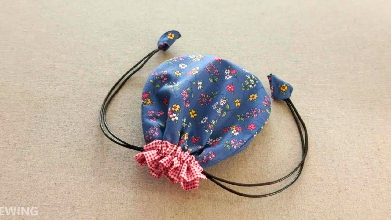 Draw String Pouch💰✨ | DIY | Quick Easy Sewing