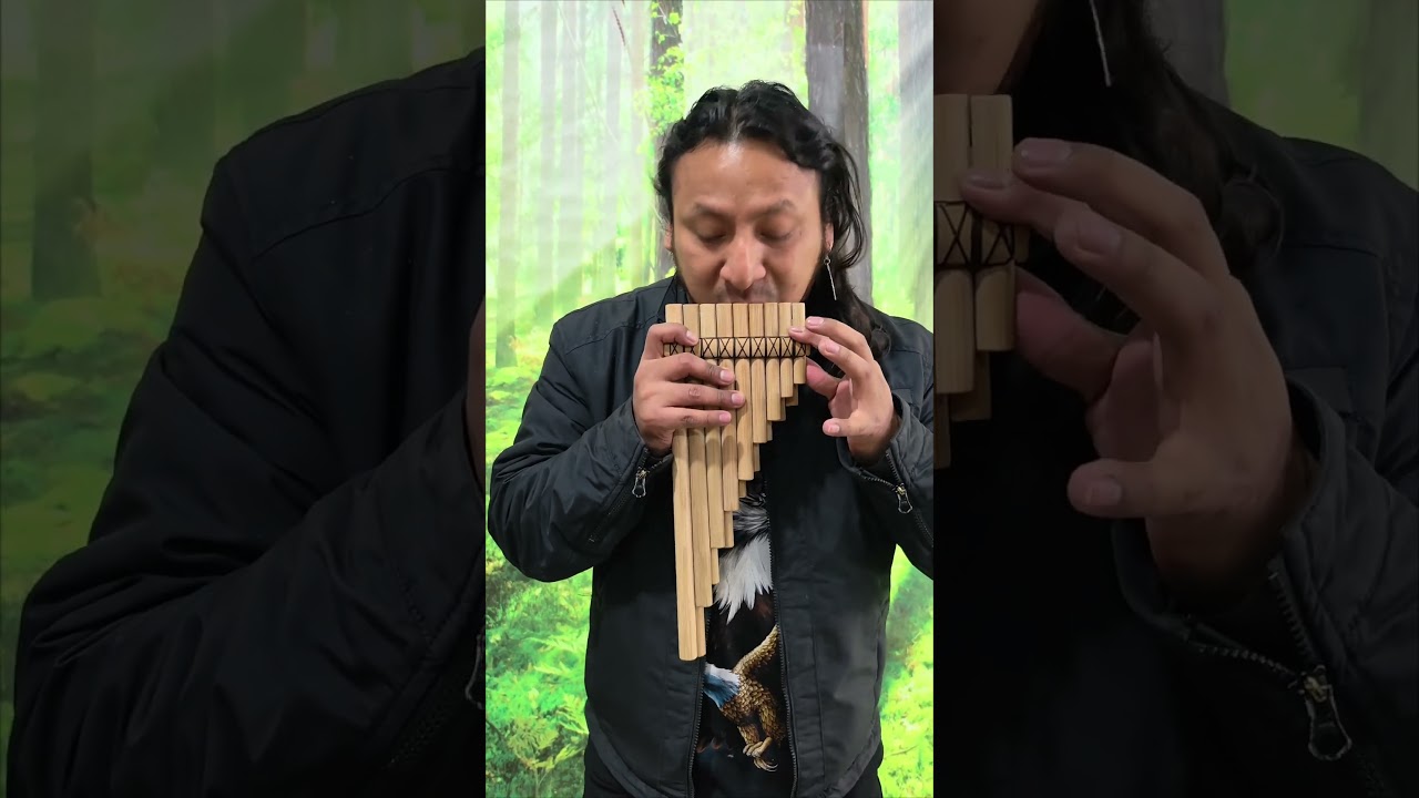 Zampo&ntilde;a Andina - Tren Lechero ,Jean Atauje #zampona #flute 🌍🪶
