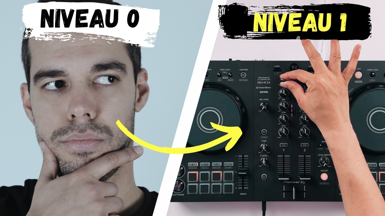 Comment MIXER : Jour 1 - Première leçon FACILE pour les DJ DÉBUTANTS