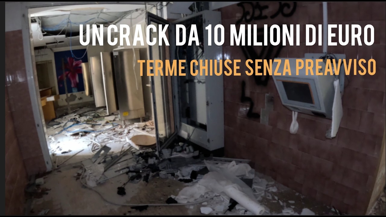CHIUDONO ALL'IMPROVVISO NEL 2018: DENTRO ALLE TERME ABBANDONATE È RIMASTO TUTTO!
