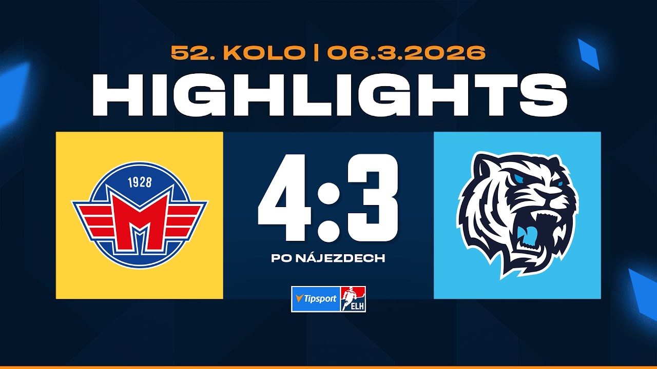 Highlights | Banes Motor Č. Budějovice vs. Bílí Tygři Liberec 4:3sn | 06.03.2026