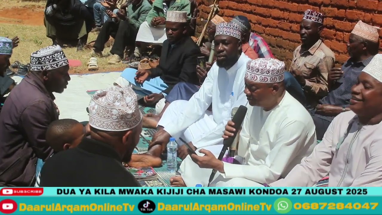 AL HAJJ LUTU AONGOZA DUA KWA SHANGAZI YAKE KIJIJI CHA MASAWI KONDOA 2025