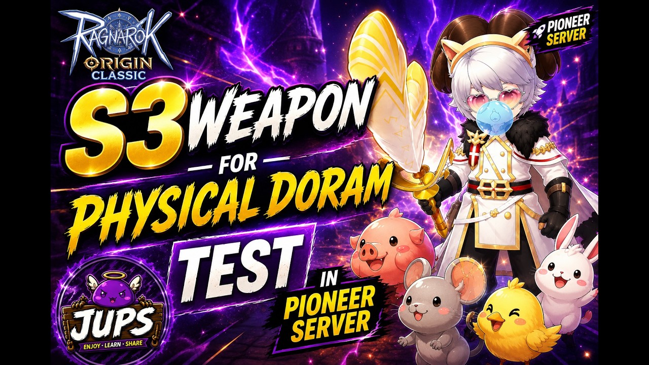 ROOC: S3 Weapon Physical Doram Test! Is It Worth It? | Pioneer Server