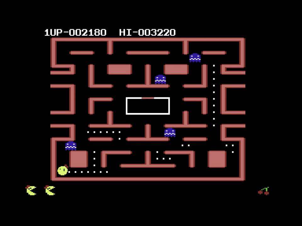 Ms pacman. gameplay C64