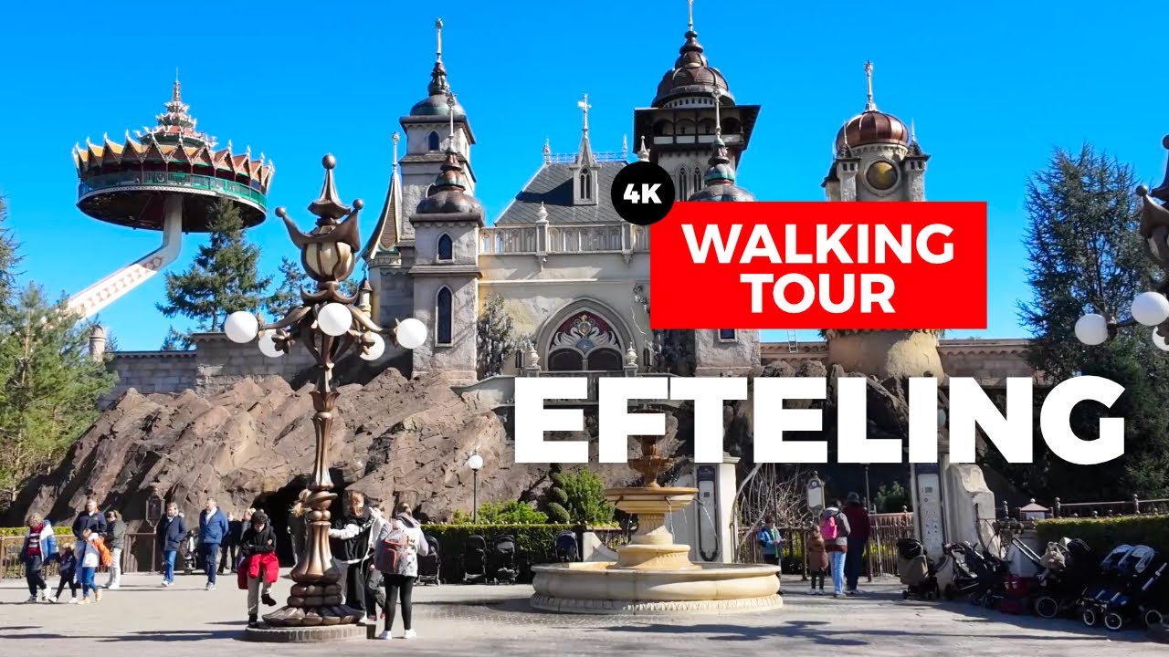 Efteling Walking Tour, Netherlands 🇳🇱 – Explore the Fairytale Park - 4K 60fps (2025)