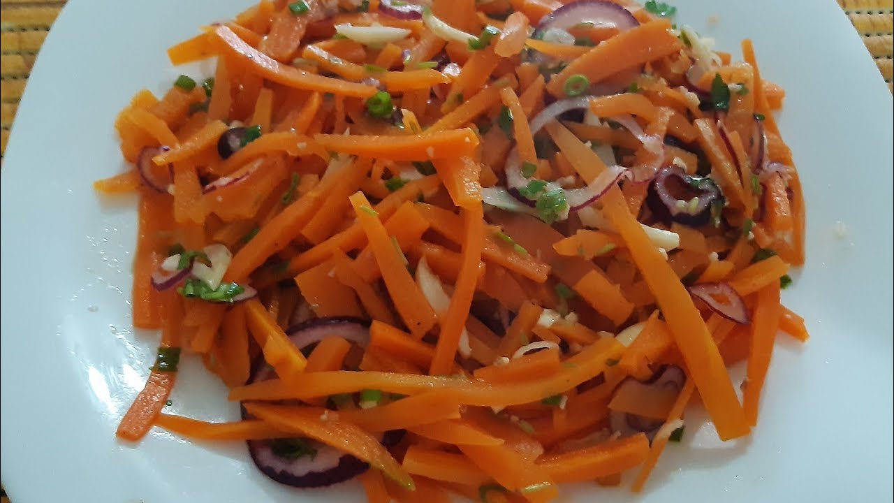 Salada de cenoura super refrescante!!