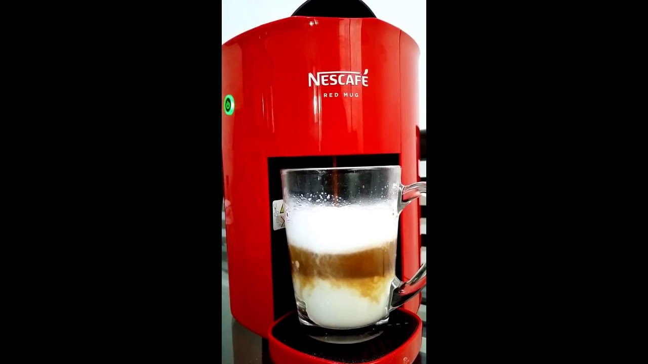Nescafe red mug machine