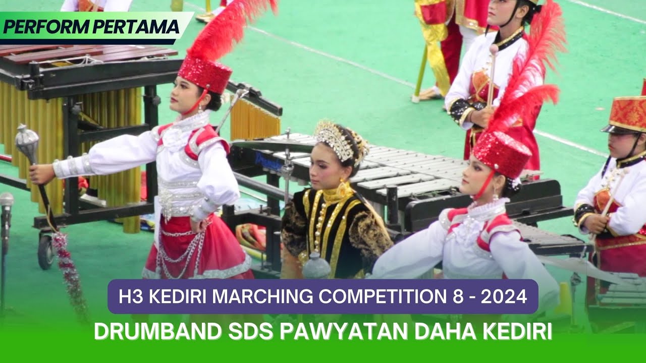 (H2) Drumband SDS Pawyatan Daha Perform Pertama - Kediri Marching Competition 2024