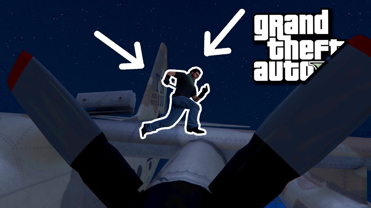 SPRINTUJE PO SAMOLOCIE! - GTA V ONLINE /W Flothar, Mattyniu, Manoyek