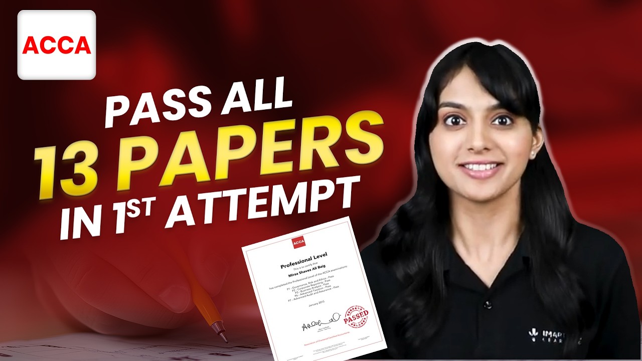 How to Pass All 13 ACCA Papers in 1st Attempt 2026