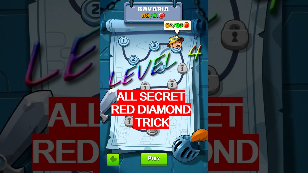 Diamond quest stage 4 of map 2 || Bavaria stage 4 unlock all red diamonds